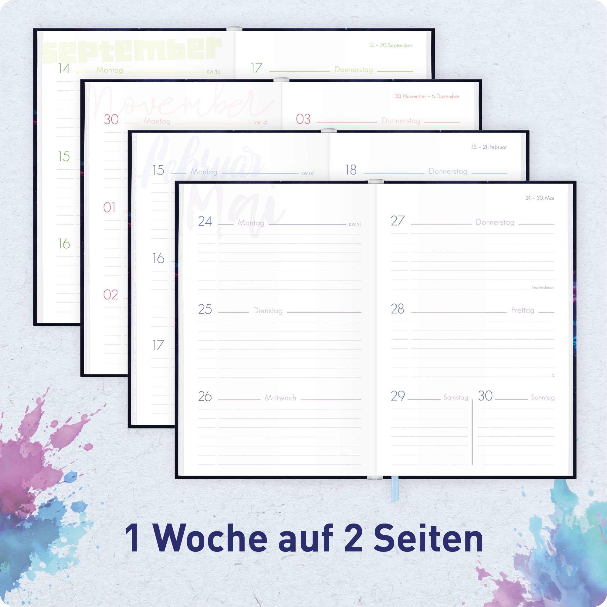 Schulstuff Schüler:innen-Timer 2026 2027 A5 - organisiert durchs neue Schuljahr - Flexocover Schülerkalender, Schülerplaner, Hausaufgabenheft "Game on"