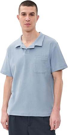 RHYTHM Mens Vintage Terry Polo