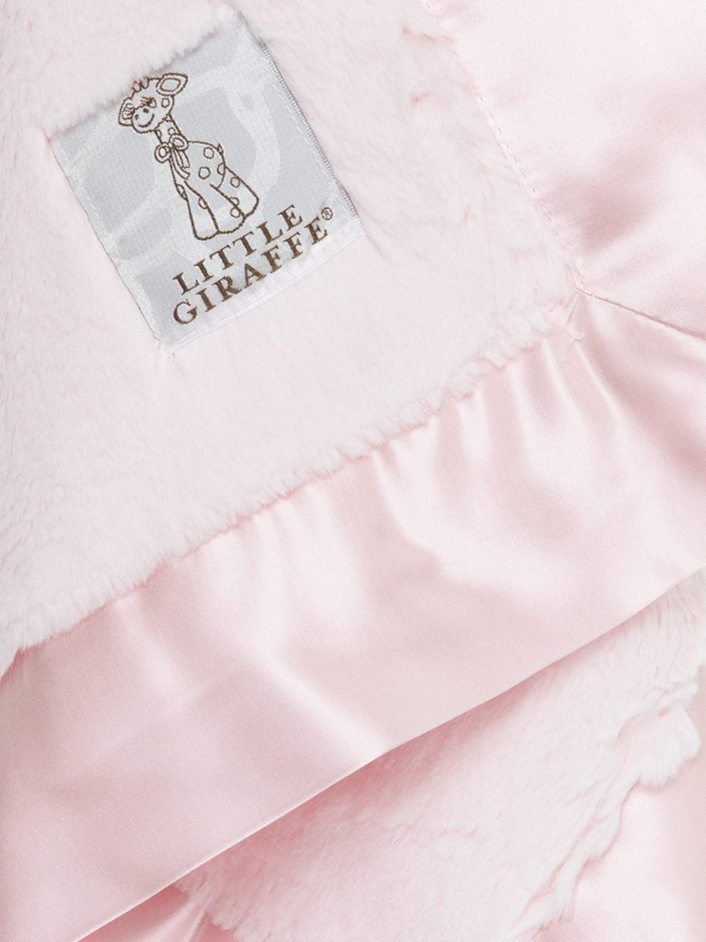 Pequeña jirafa Luxe jirafa Doudou (rosa)