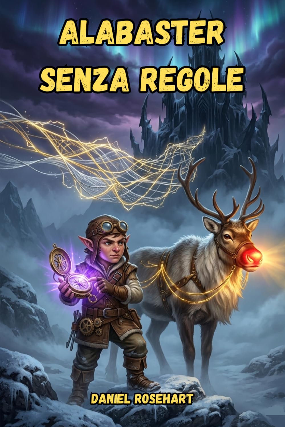 Alabaster senza Regole: Libro fantasy per giovani lettori 9-12 anni - scopri cosa succede quando Babbo Natale perde la ragione