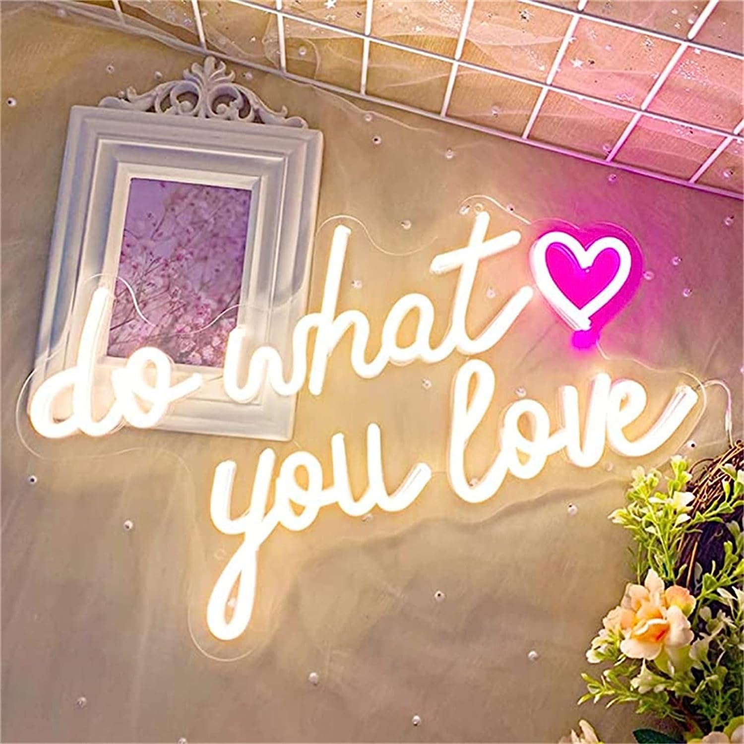 Amazon.co.jp: LNNW ネオンライト Do What You Love カスタマイズ可能