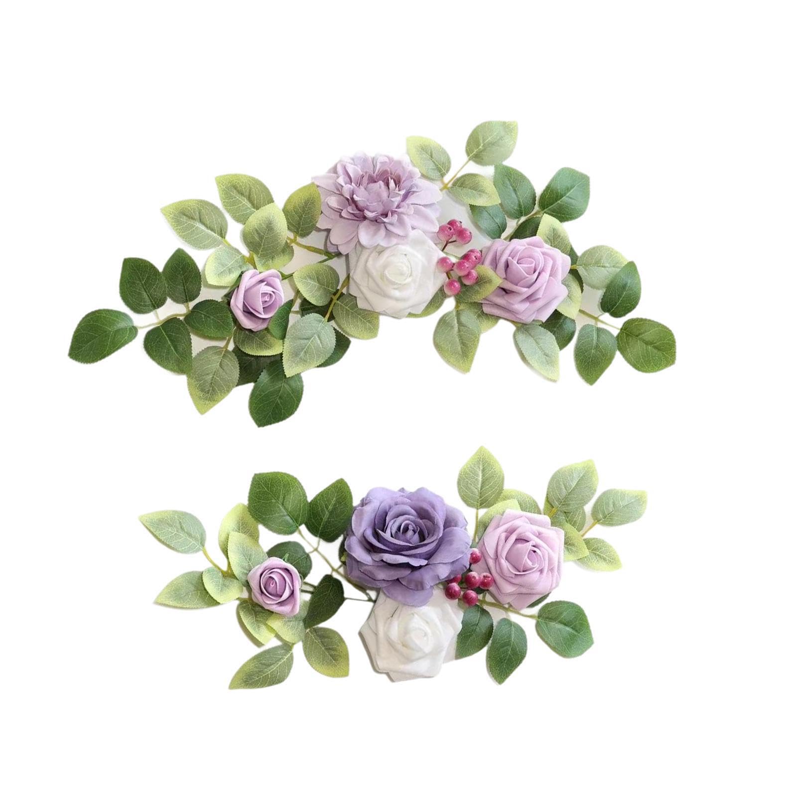 TWISAXC Striking Corner Flower Wedding Celebration Accessories Transform Venue Into Floral Wonderland Captivating Guests With Stunning Arrangements Wedding Arch Flower, Style F