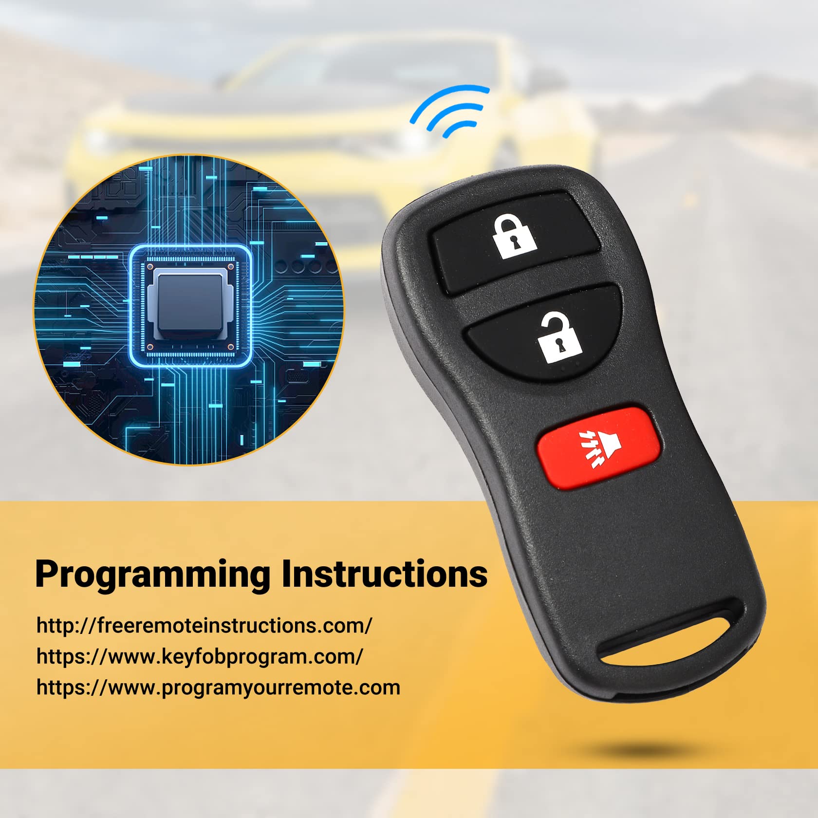 Amazon.co.jp: 交換用キーフォブ キーレスエントリーリモコン 日産