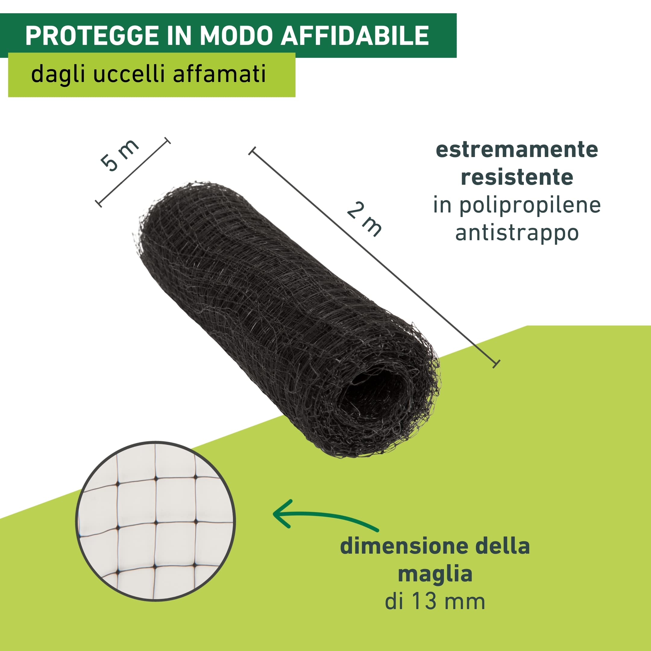 Rete Protezione Frutta Windhager - 4x5m Contro Moscerini E Uccelli
