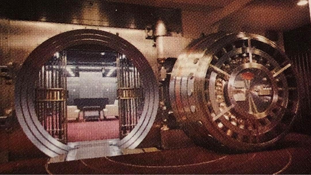 三井本館三井住友信託銀行大金庫柄手ぬぐい