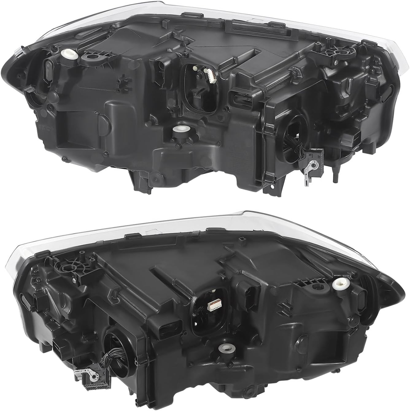 LED Headlight Assembly Left+Right Side for 18-21 BMW X3 X4 G01 G02 G08, Driver & Passenger Side Head Lights Direct Replacement Headlamps Assy Set Assembly (Left+Right)