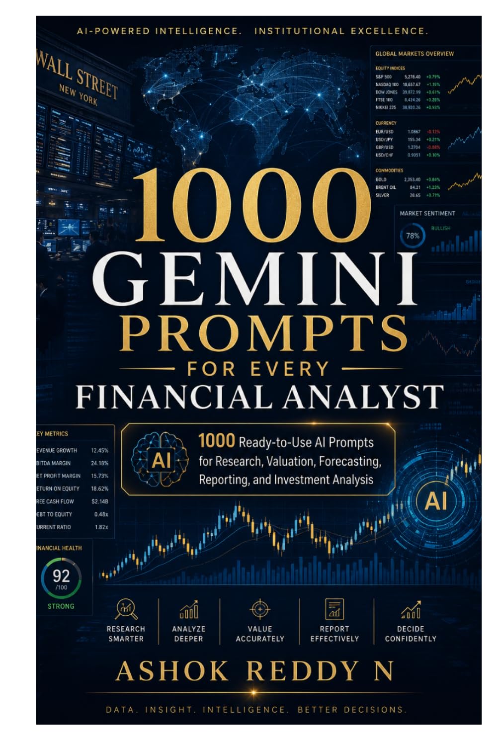1000 Gemini Prompts for Every Financial Analyst: 1000 Ready-to-Use AI Prompts for Research, Valuation, Forecasting, Reporting, and Investment Analysis
