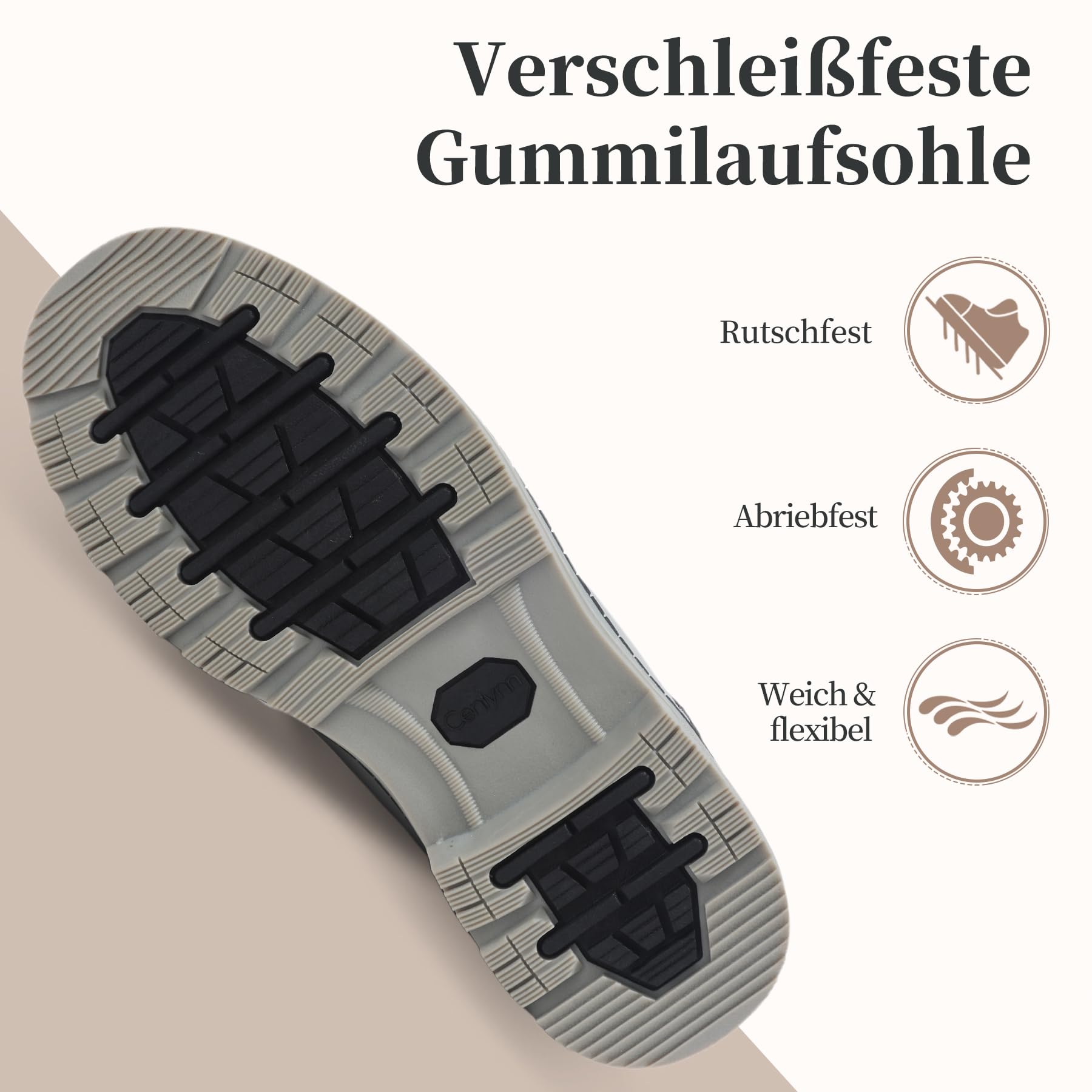 Damskie buty zimowe z ciepłą podszewką, śniegowce