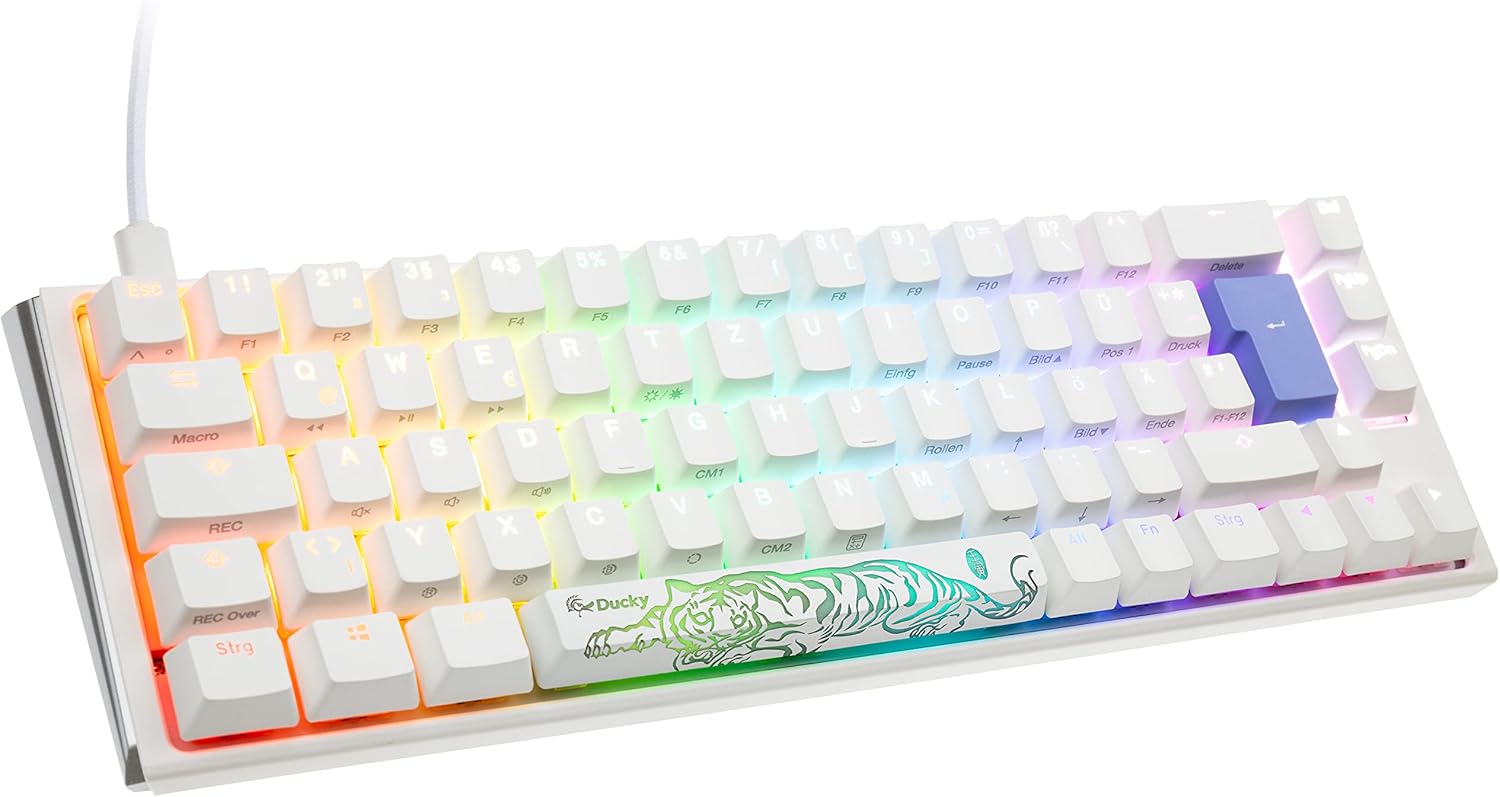 Ducky One 2 Mini Gaming, MX-Speed Silver, RGB-LED, Blanco
