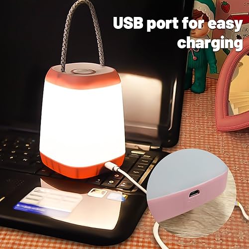 Miniatura 4 de Luz LED para acampar, 3 modos de luz, luz nocturna alimentada por batería, para mochileros, camping, senderismo, luz de emergencia, lámpara