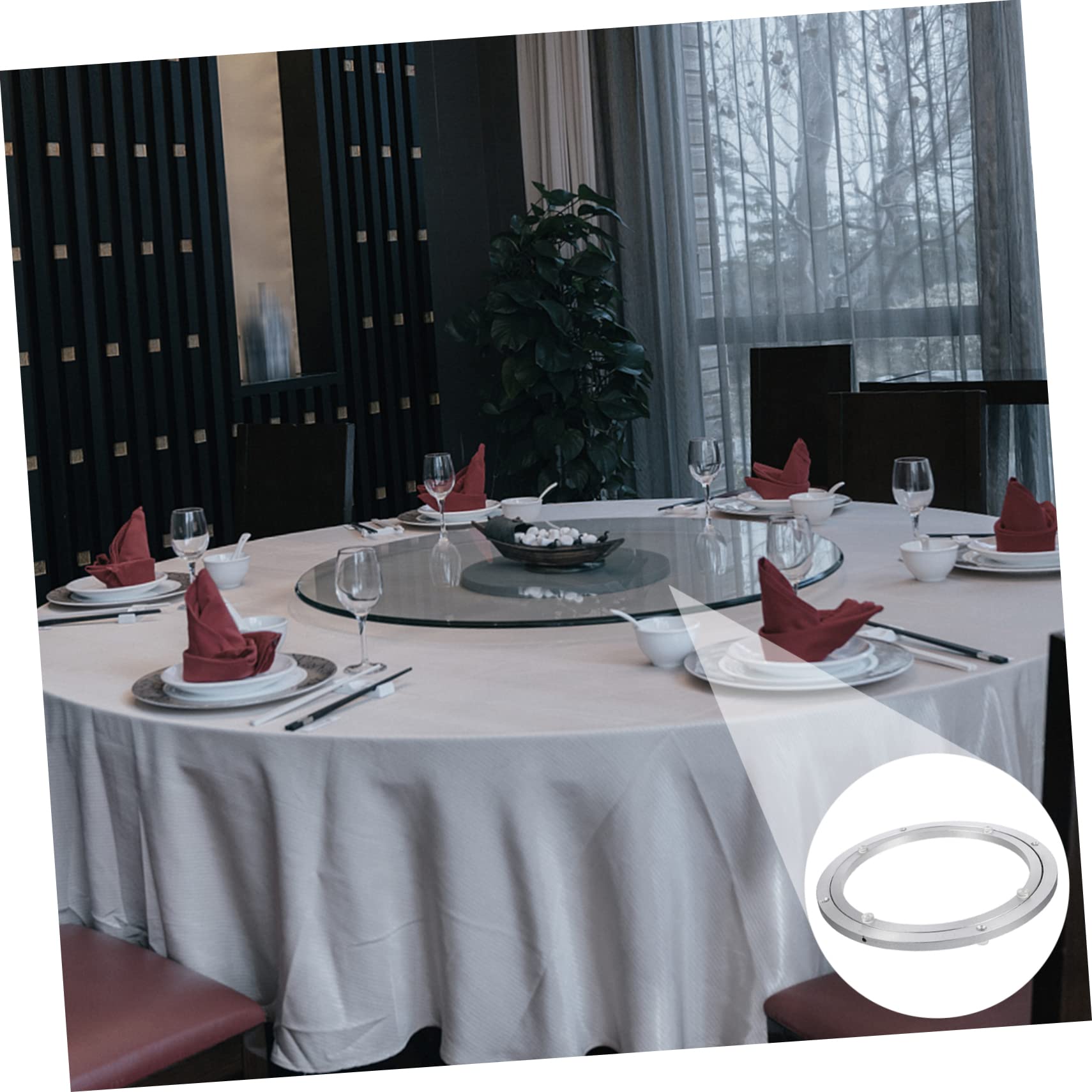 Cuscinetto Per Giradischi Rotondo in Base Per Giradischi Professionale Per Da Pranzo Fornitura Per Riparazione Componenti Elettronici