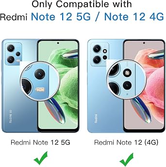 JETech Screen Protector for Redmi Note 12, 3-Pack