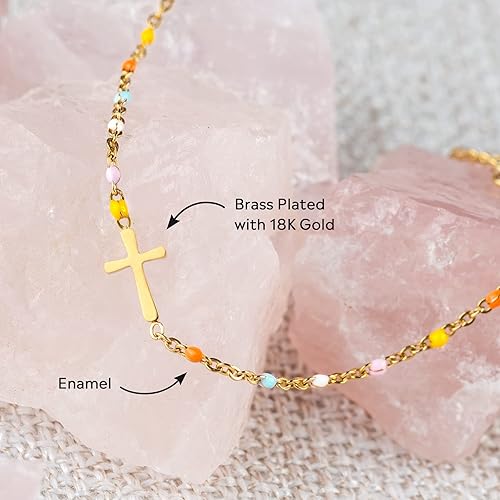 Miniatura 5 de Cross Bracelet for Women, Christian Bracelets for Women, Confirmation Gifts for Girls, Religious Bracelets for Sister, Religious Christian Jewelry