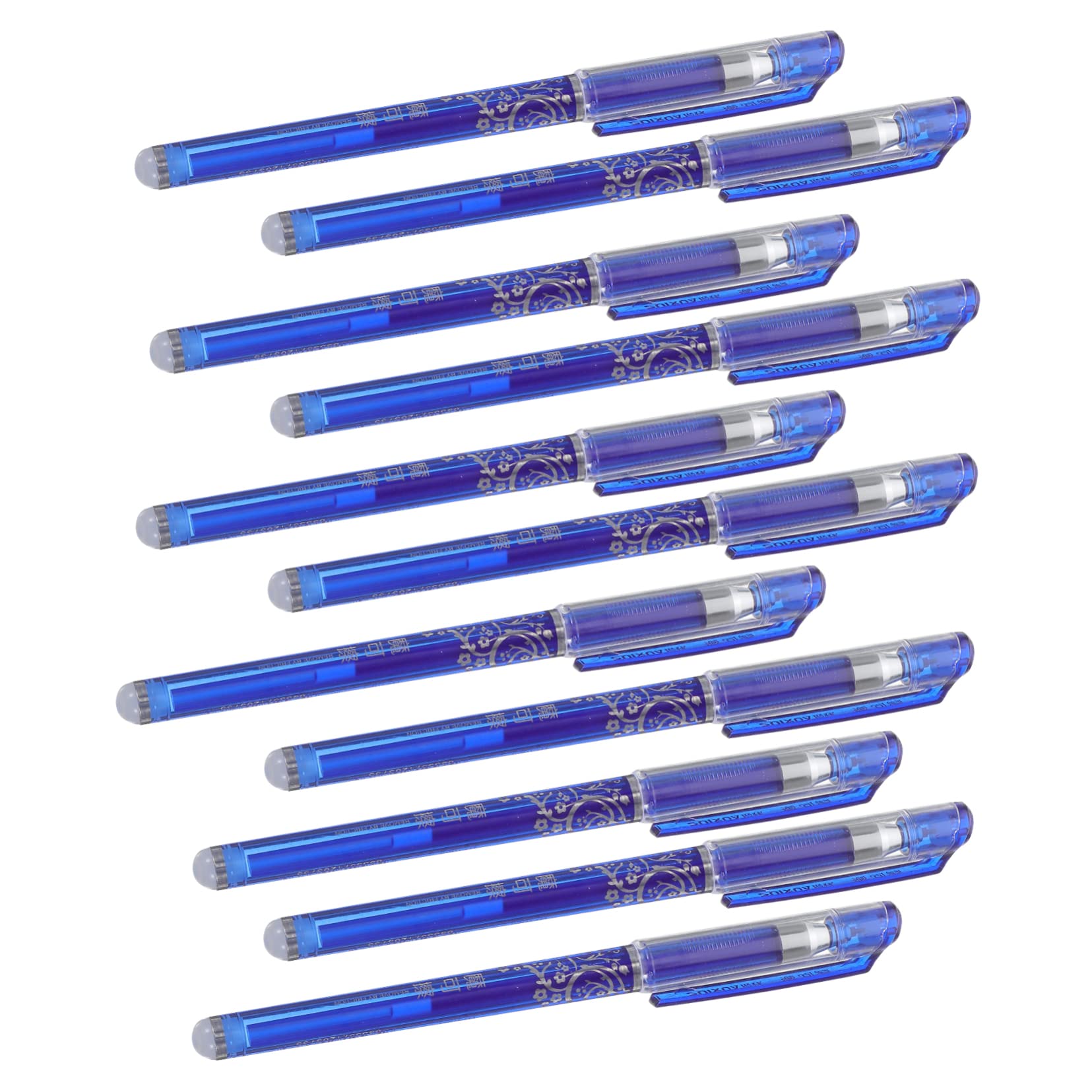 NUOBESTY 36piezas Bolígrafos Borrables Azul Set De Utensilios Para Escritura Material Escolar y