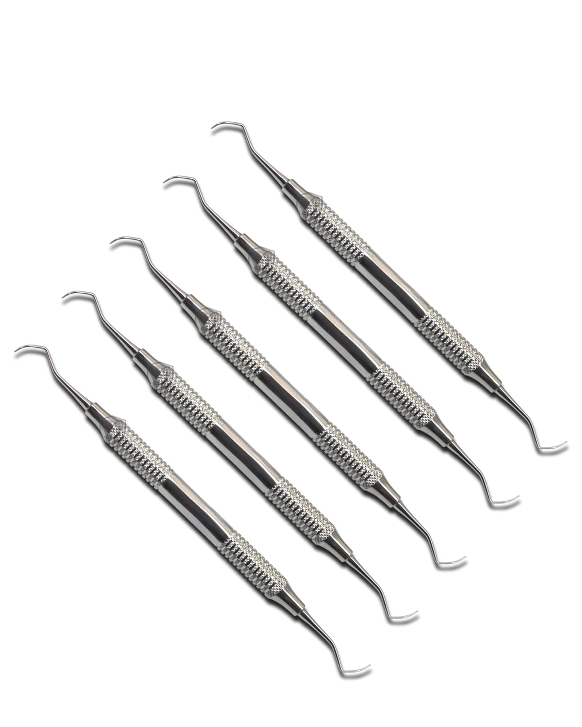 Barnhart Periodontal Curette 5/6 – Double-Ended Surgical Stainless Steel Universal Curette, Autoclavable, Ergonomic Handle (Pack of 5)