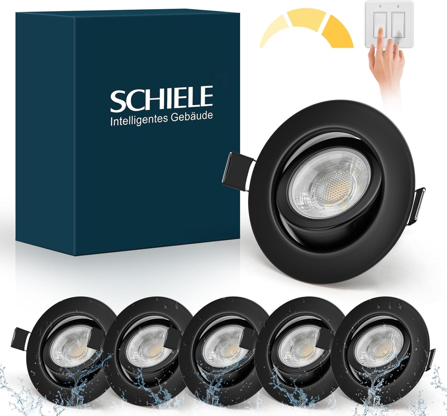 Sweet Led Luce Da Incasso Ultra Piatta 3,5W IP44 - Per Bagno, Mobili, Esterno, Luce Calda - Foto 4