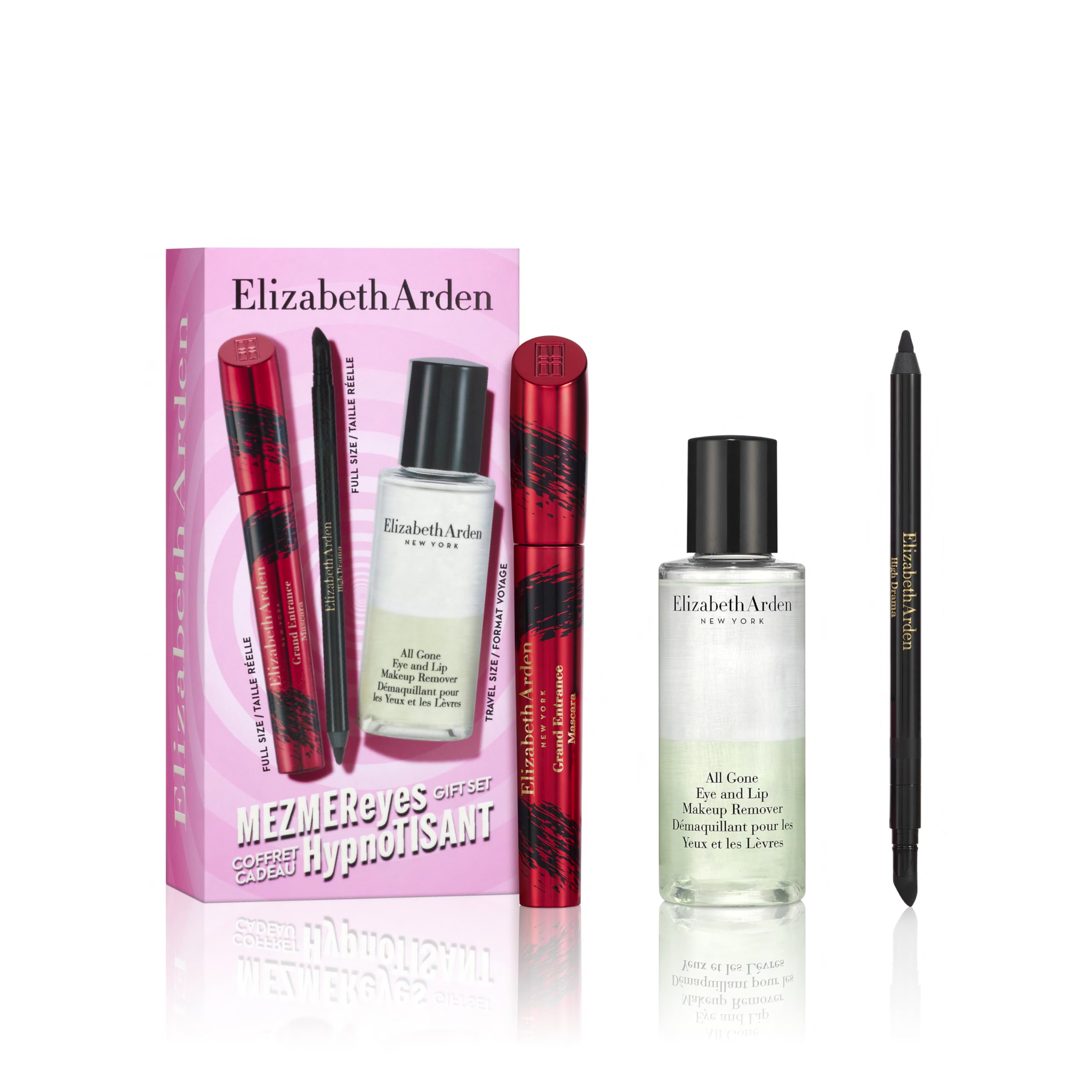 Elizabeth Arden, MezmerEyes 3-Piece Gift Set, Waterproof Volumizing Mascara and Budge-Proof Eyeliner