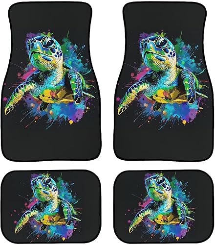 Miniatura 7 de Showudesigns Alfombrillas de automóvil de colibrí, accesorios para asiento delantero y trasero, alfombrillas de ajuste universal para SUV, camiones,