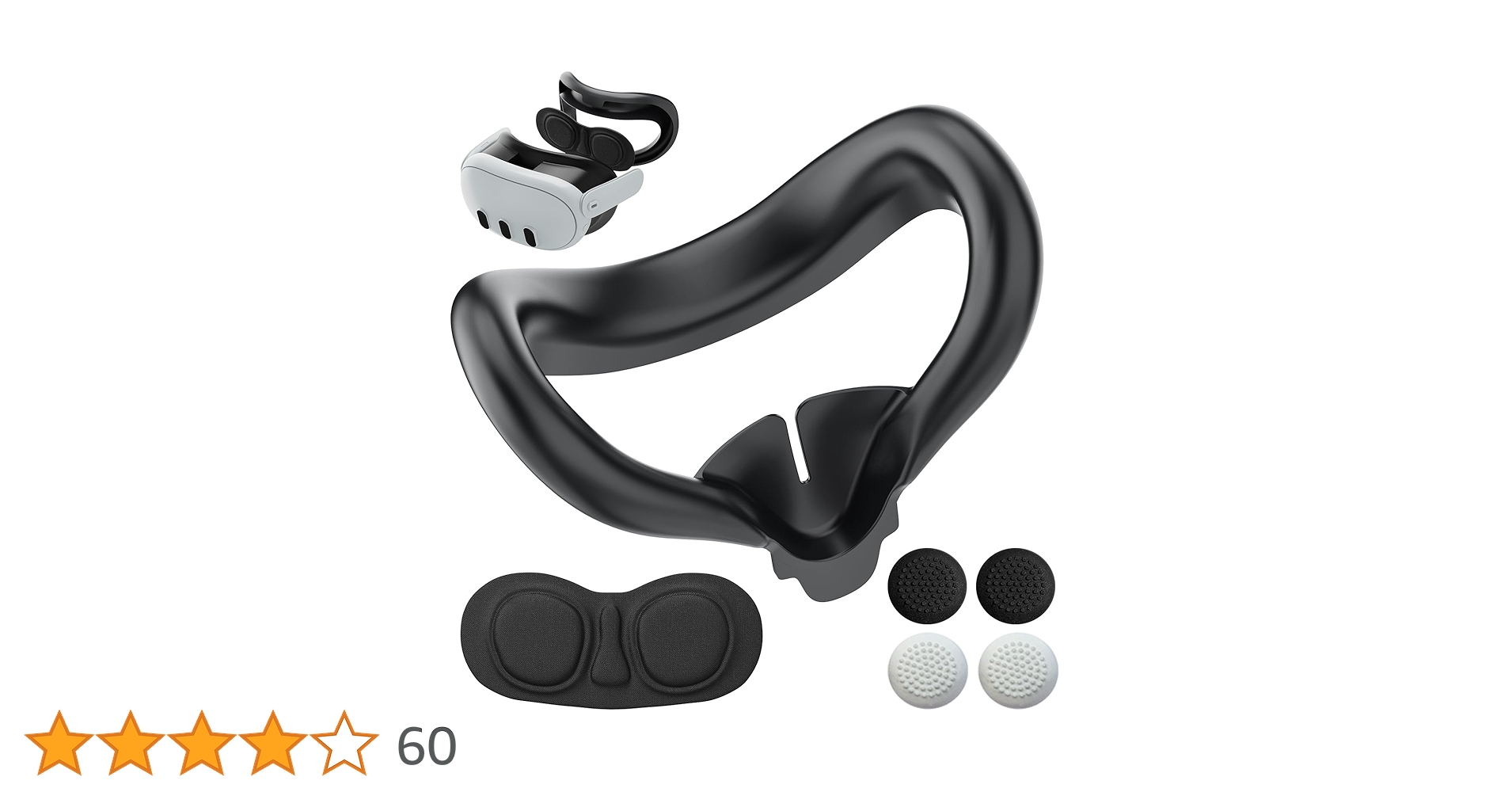  Quest3 メタクエスト3 128GB 本体　フェイスパッド　付属品 Amazon.co.jp: Meta Quest 3 用フェイスパッドセット・光漏れ