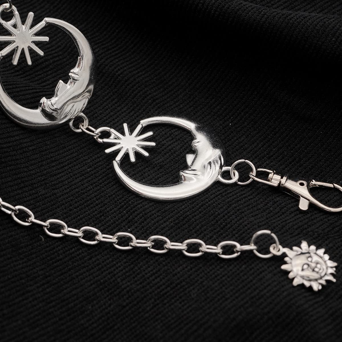 HIQUACC Metal Waist Chain Body Belly Belt Chains Jewelry Accessories for Women