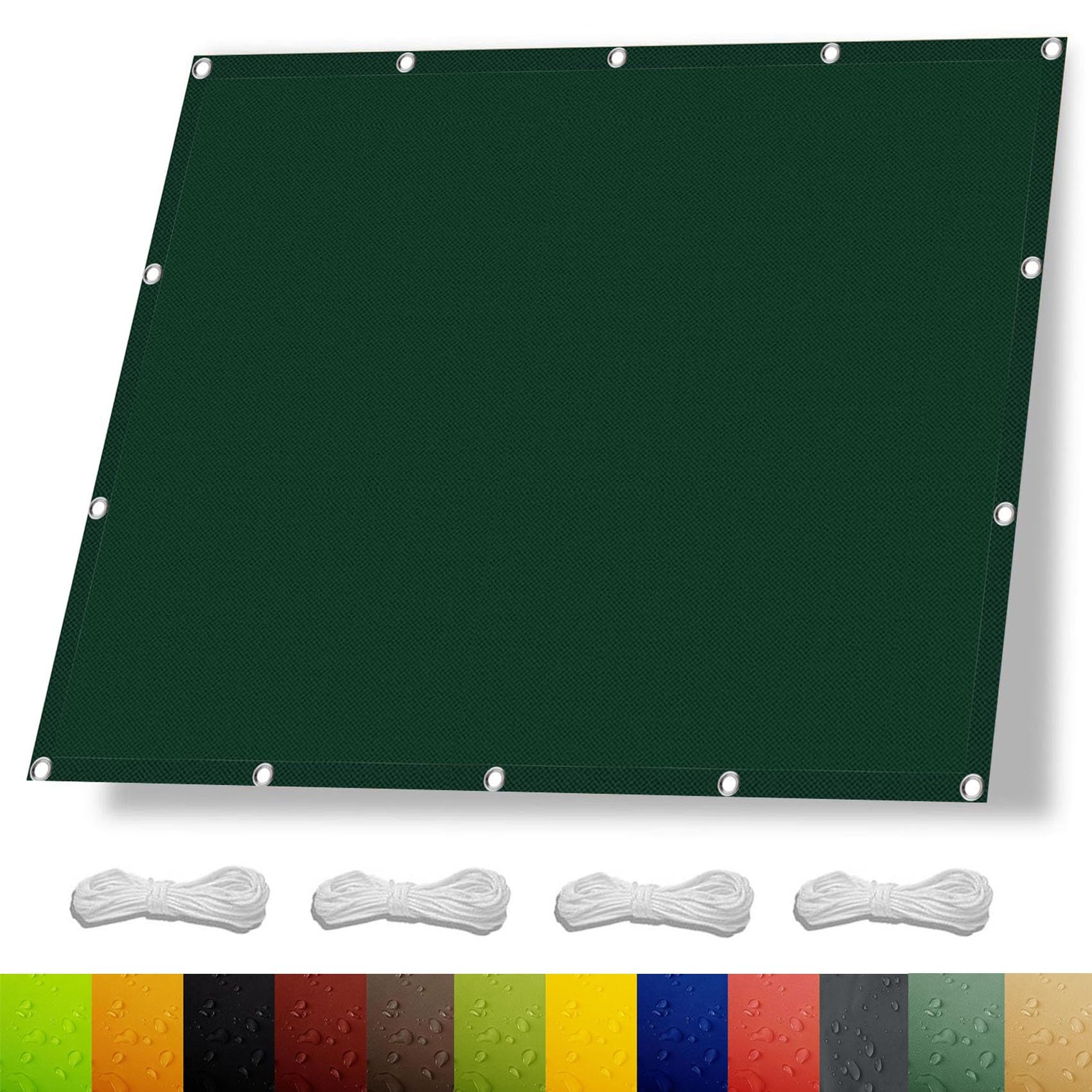 Filet d'ombrage imperméable 1x2 m pour éviter la pluie sur la terrasse