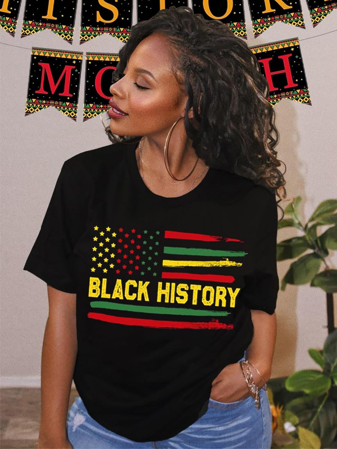 Black History Shirts for Women Short Sleeve Black History Month Tshirt Loose Tops - Image 4
