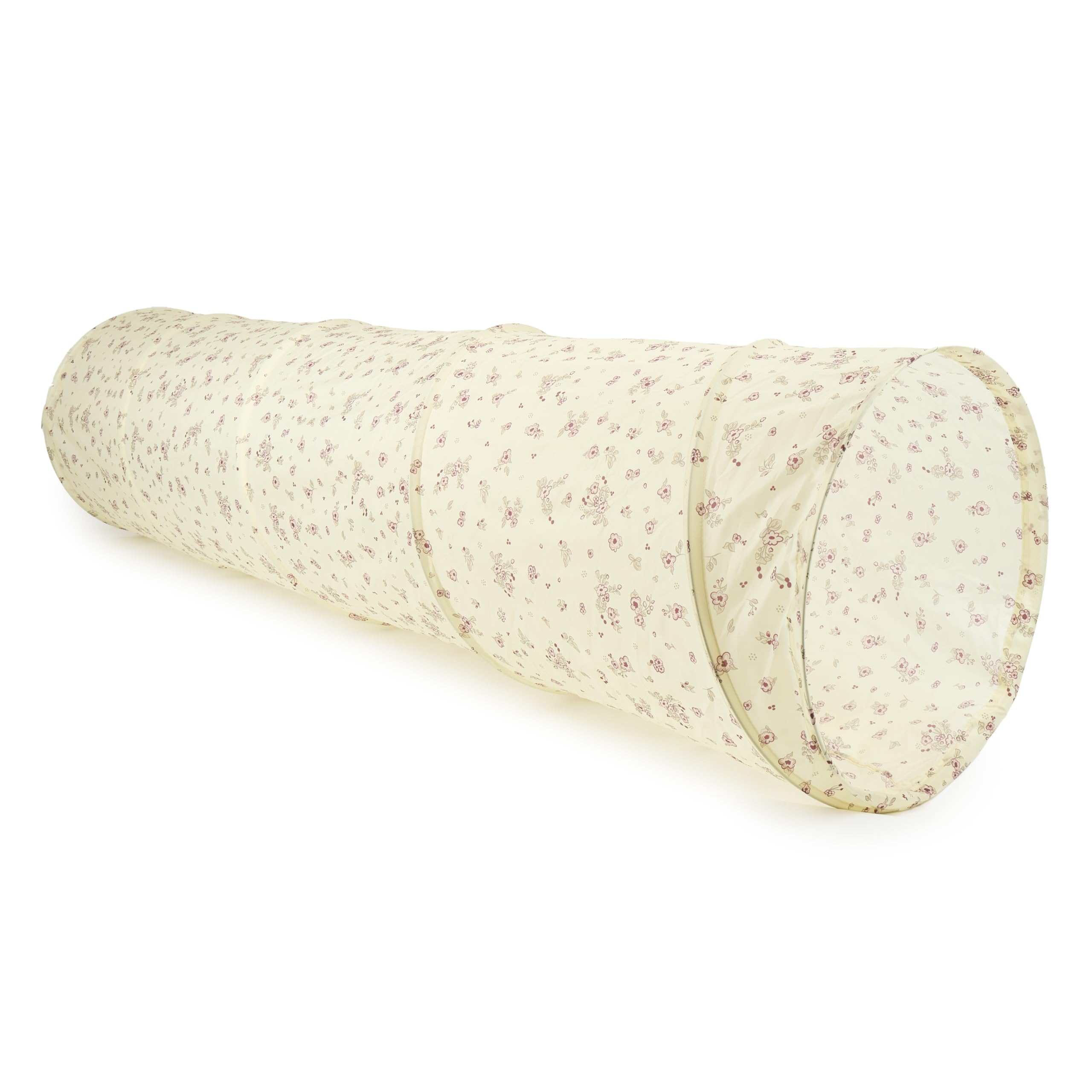 Bieco Pop Up Spieltunnel Vintage Flowers Krabbeltunnel ab 1 Jahr | 180 x 46cm | Spieltunnel Kind und Baby | Farbenfroh | Tunnel Kinder | Spielzelt | Hundetunnel | Hunde Spieltunnel Krabbeltunnel Baby