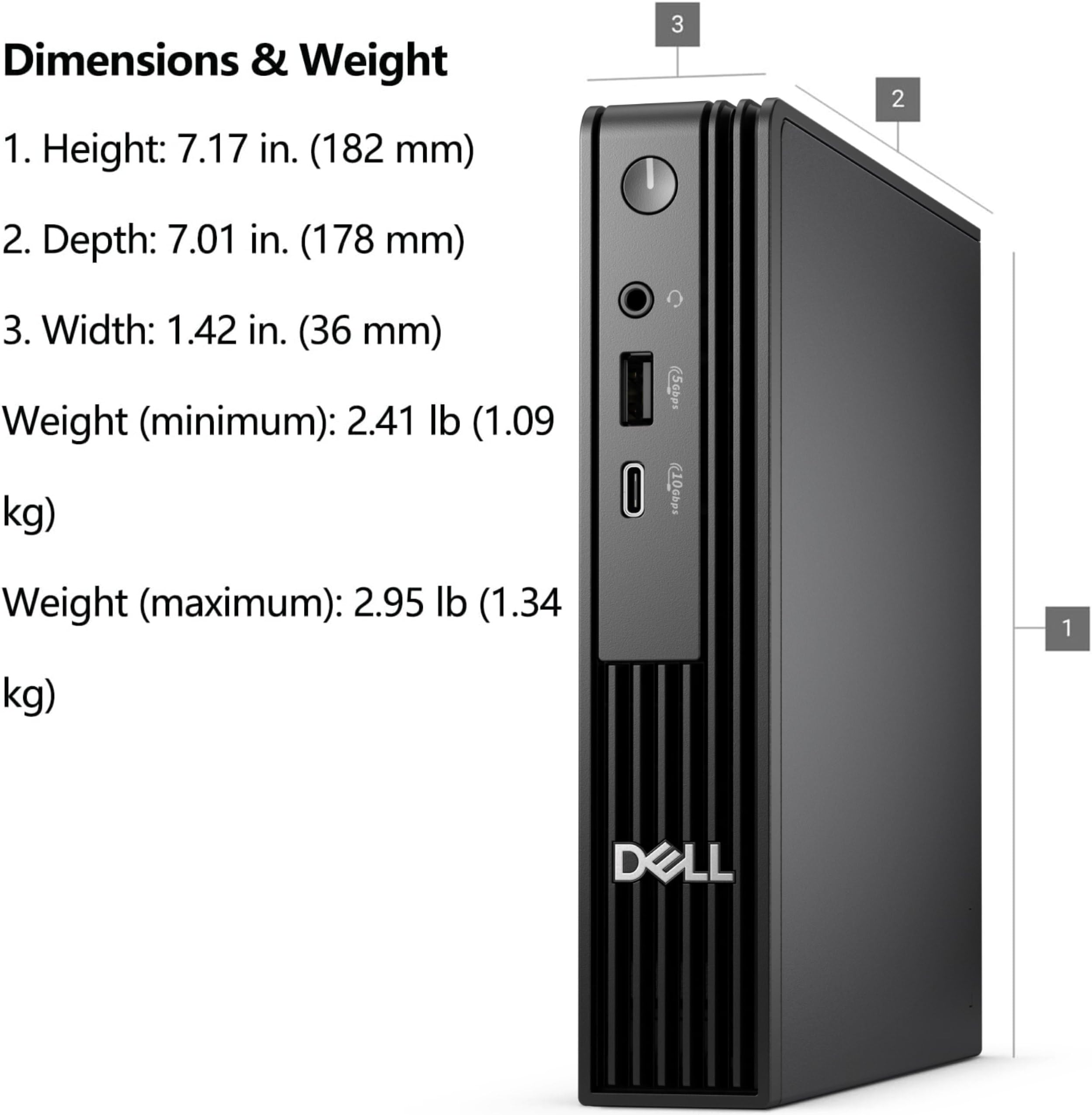 Amazon.co.jp: Dell Pro Micro QCM1250 ミニデスクトップ