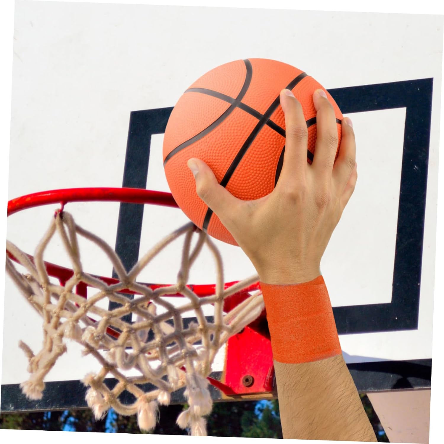 Mikinona 4Rolls Elastic Wraps Flexible Athletic Tape for Sports for Badminton Racket Grip Suitable for Joints Convenient Use for Football Basketball Yoga