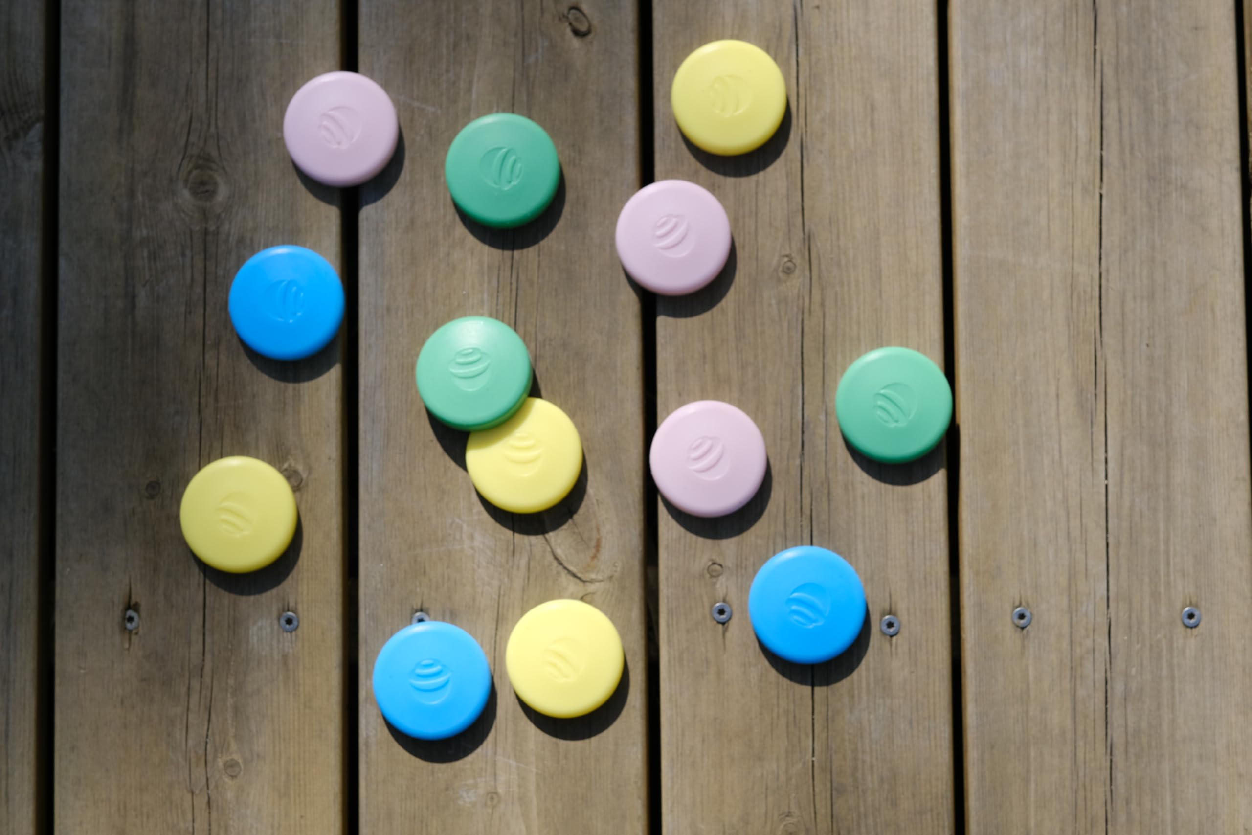 La Paloch' - Jeu de palets en Silicone - Bleu/Vert - Le Palet Breton pour Jouer, Partout, par Tous Les Temps !