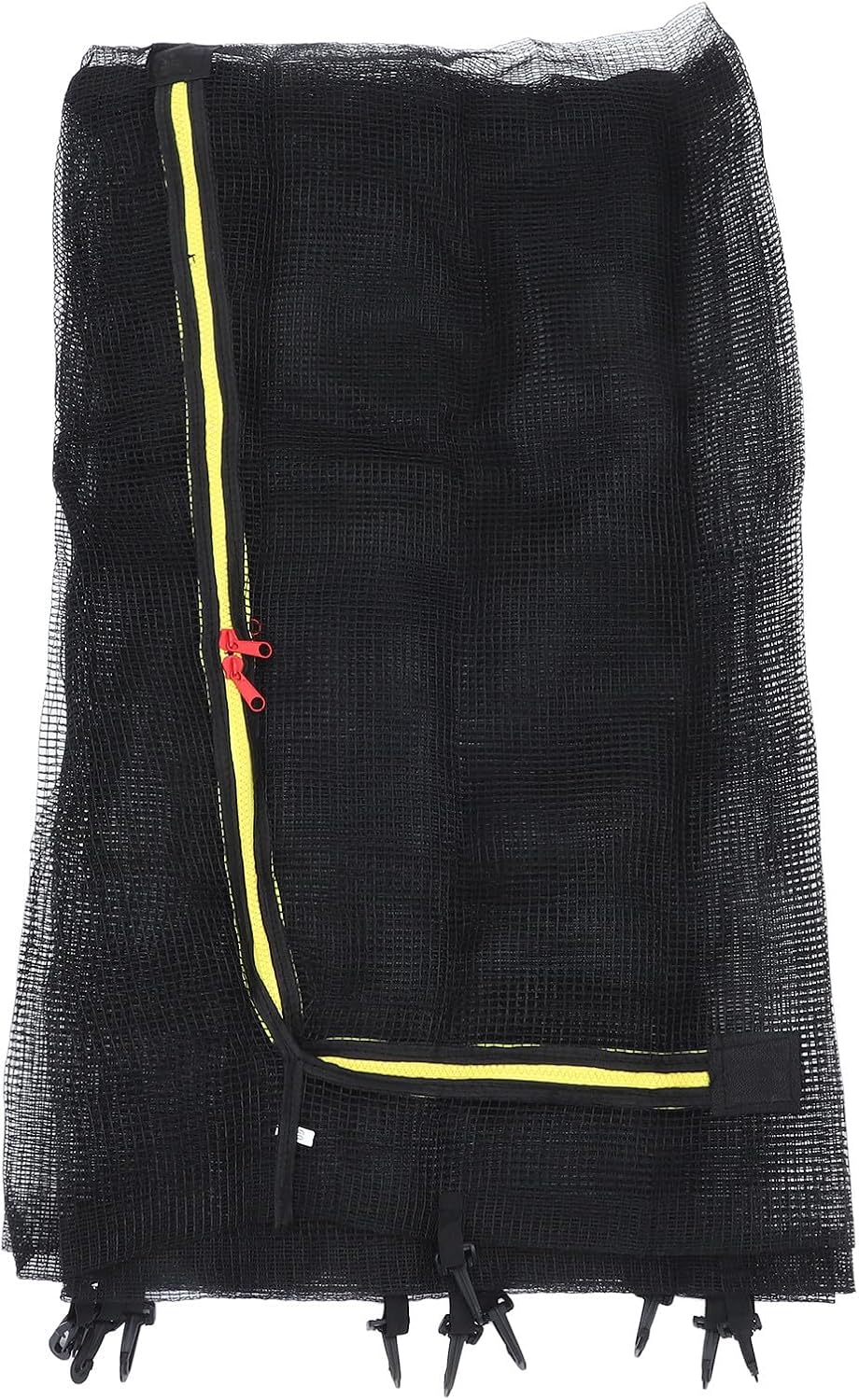 Toddmomy Trampoline Safety Net 5ft Diameter 1.5m with 6 Straight Poles Protective Anti-Fall Fence Netting Outdoor Bounce Safety Enclosure Accessory