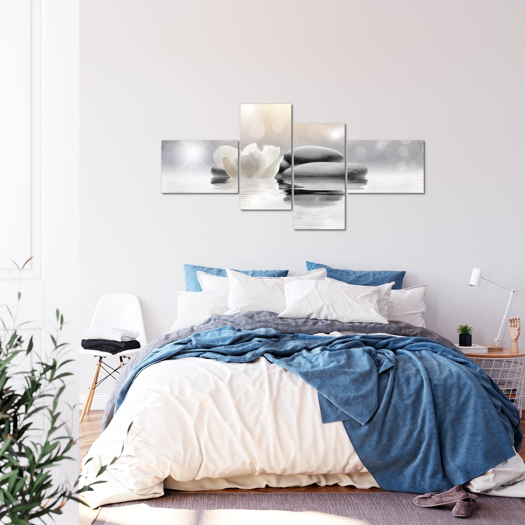 Runa Art Quadro XXL Fiori Tulipani 200 x 100 cm Stampa D'Arte Murale Tela Non Tessuta Decorazione Soggiorno Camera Da Letto 506041a