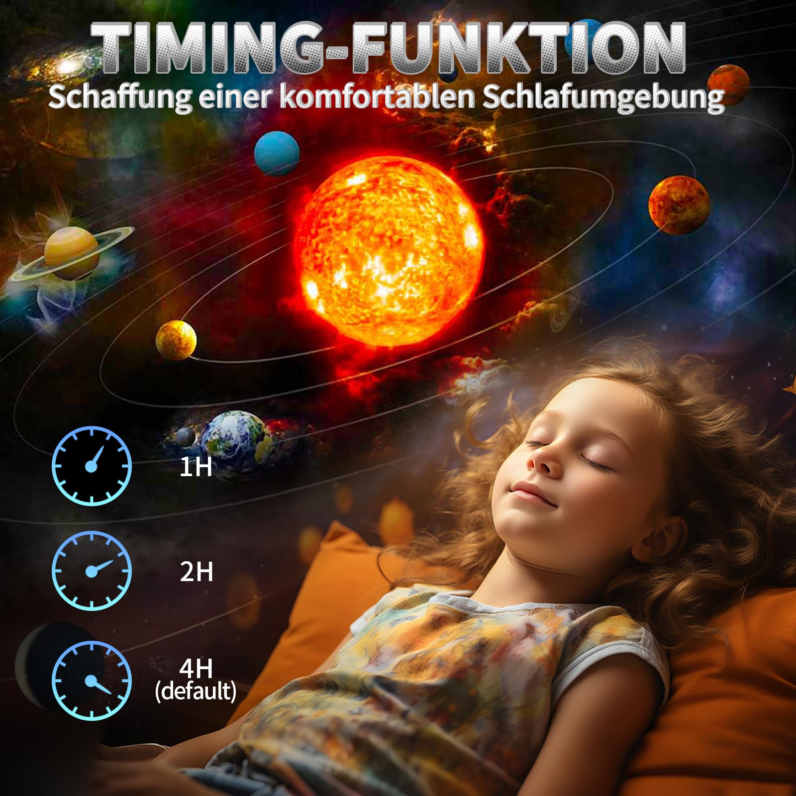 Charmofun Sternenhimmel Projektor mit Fernbedienung, 14 in 1 Planetarium Projektor mit 15 Songs, Galaxy Projektor für Schlafzimmer 360° rotierenden, RojektorLampe Sternenhimmel für Kinder Erwachsene