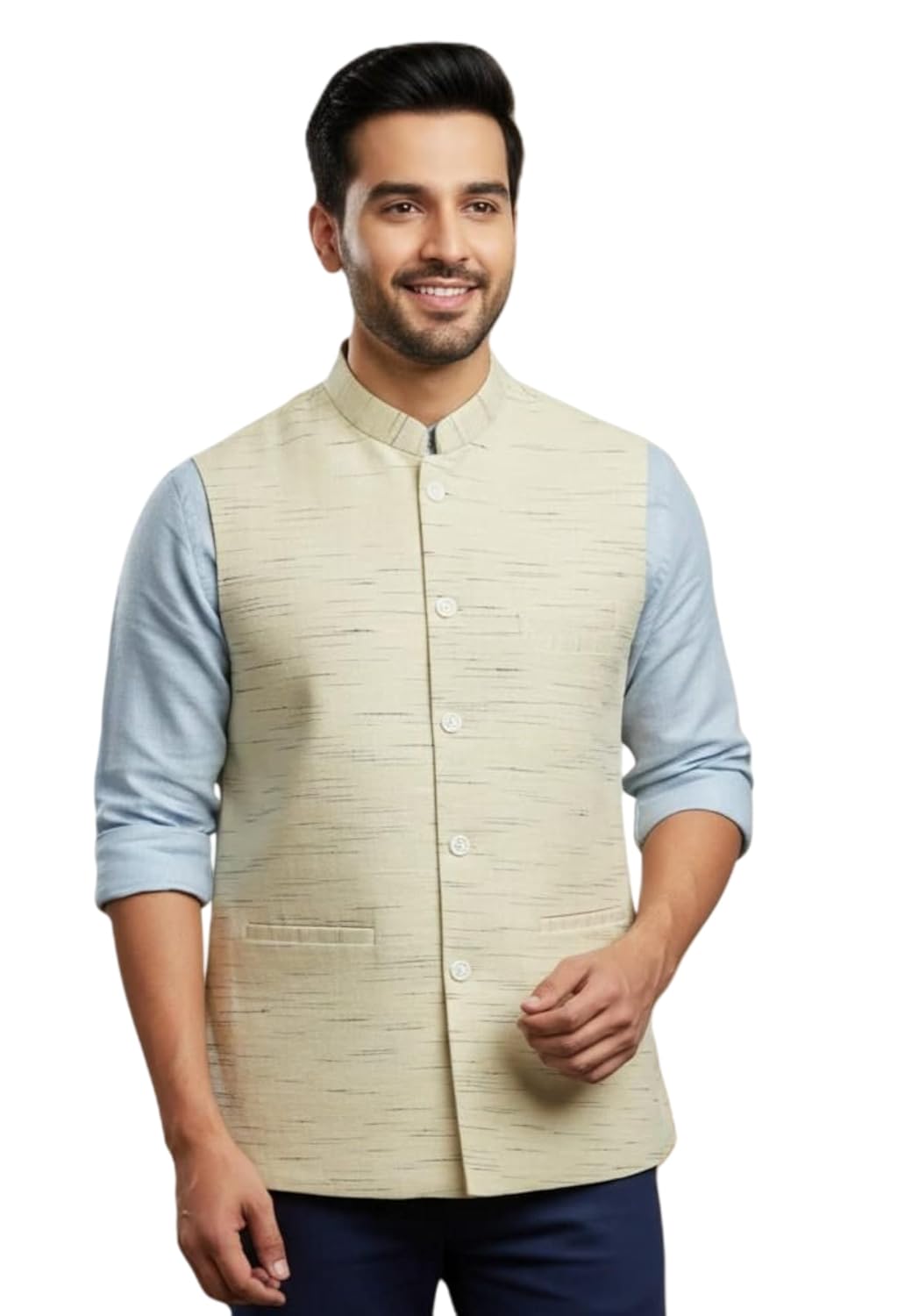 Men's Cotton Blend Regular Fit Sleeveless Nehru Jacket | Waistcoat | Modi Jacket - Review, Price and Buying Guide