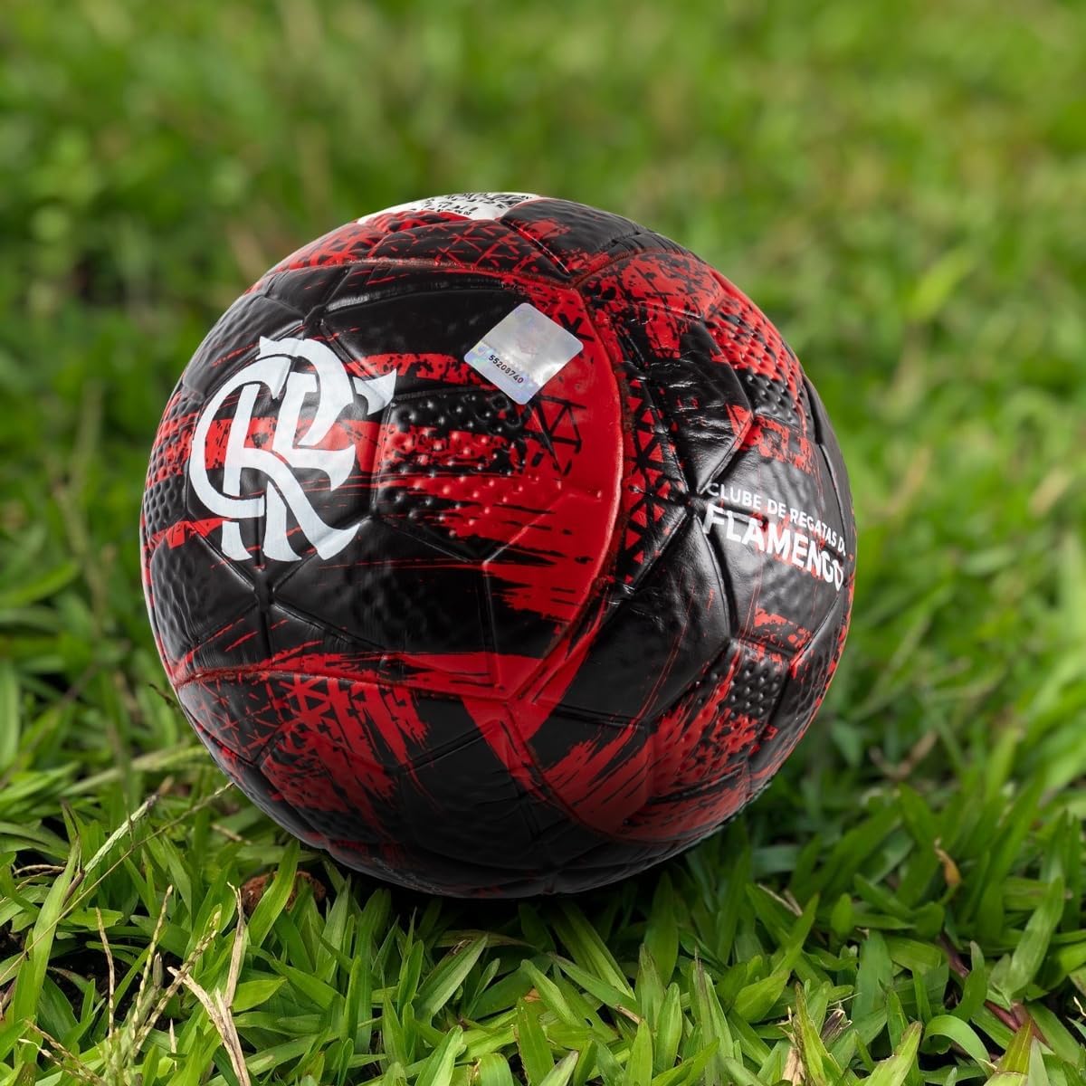 Mini Bola de Futebol Infantil Flamengo Produto Oficial Licenciado Original Resistente Leve Macia Impermeável Colada Campo Society Futsal Jogo Treino Menino Menina