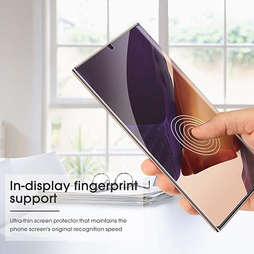 Miniatura 7 de Paquete de 4 protectores de pantalla para Samsung Galaxy Note 20 Ultra, protector de pantalla de película de TPU para Galaxy Note 20 Ultra de 6.9