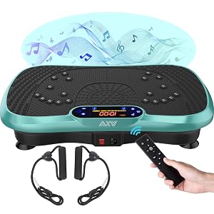 AXV Vibration Plate Fitness Platform Exercise Machine Vibrating Shaking Full Body Shaker Workout Vibrate Stand Shake Board Sport