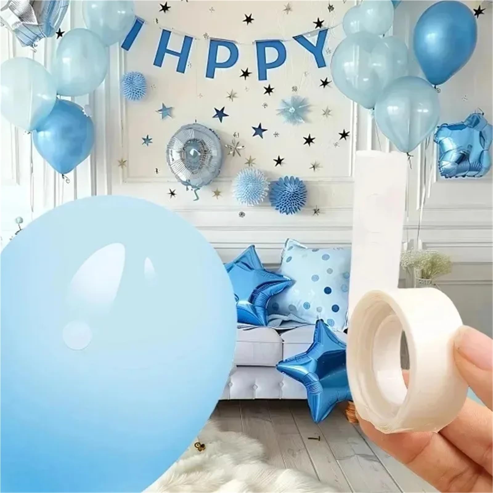 Klarer Klebepunkt, doppelseitige Klebepads, abnehmbares Klebeband for Hochzeit, Party, Luftballons, Dekor, DIY, Basteln