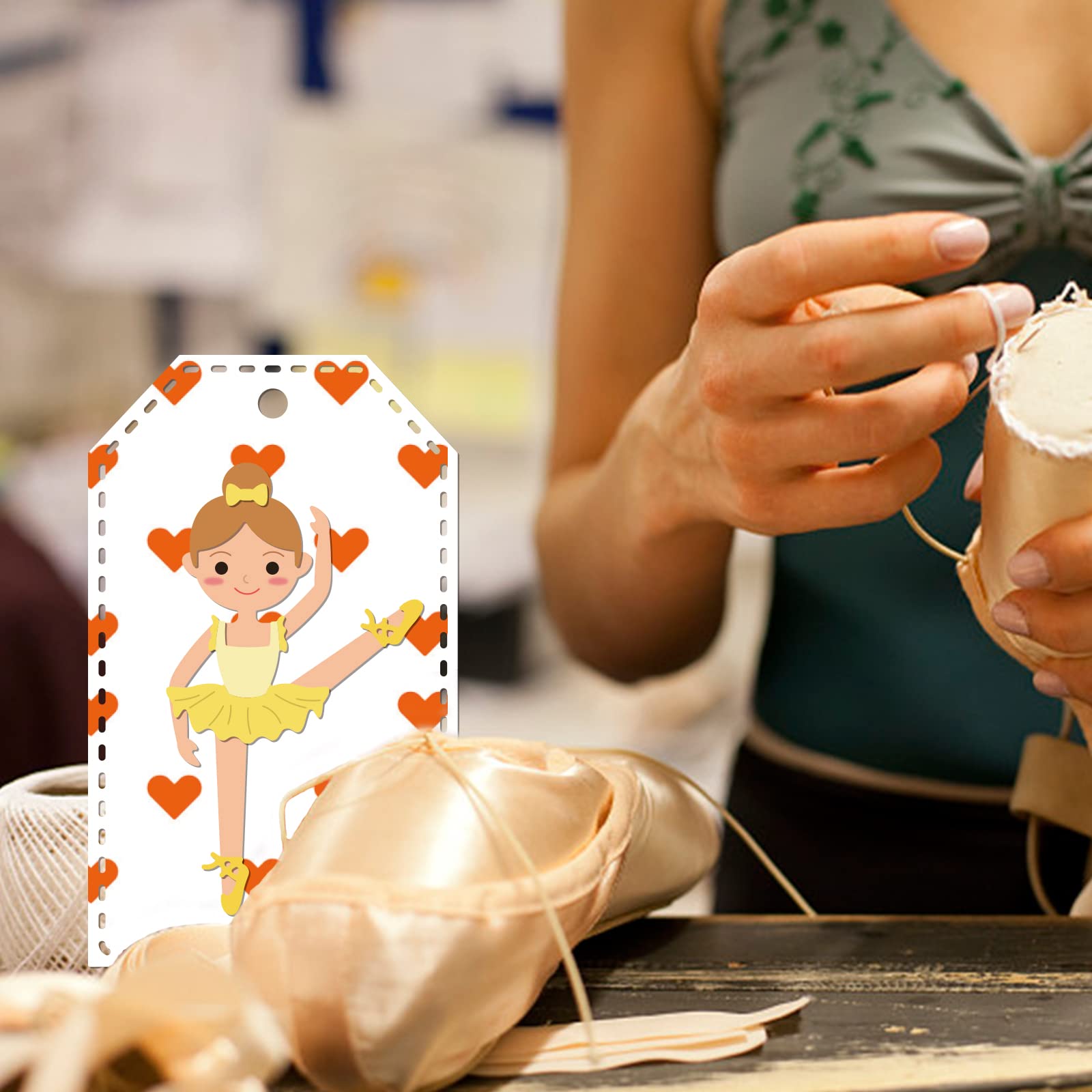 GLOBLELAND Matrices De Découpe Ballet Danseur En Métal Signet Cadre Découpe Gaufrage Pochoirs Modèle Pour Papier Carte Fabrication Décoration DIY Scrapbooking Album Artisanat Décor