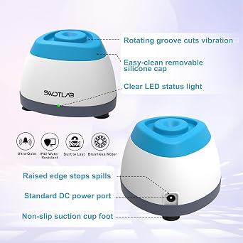 Mini Vortex Mixer with Touch Function for Lab Nail Polish (Blue)