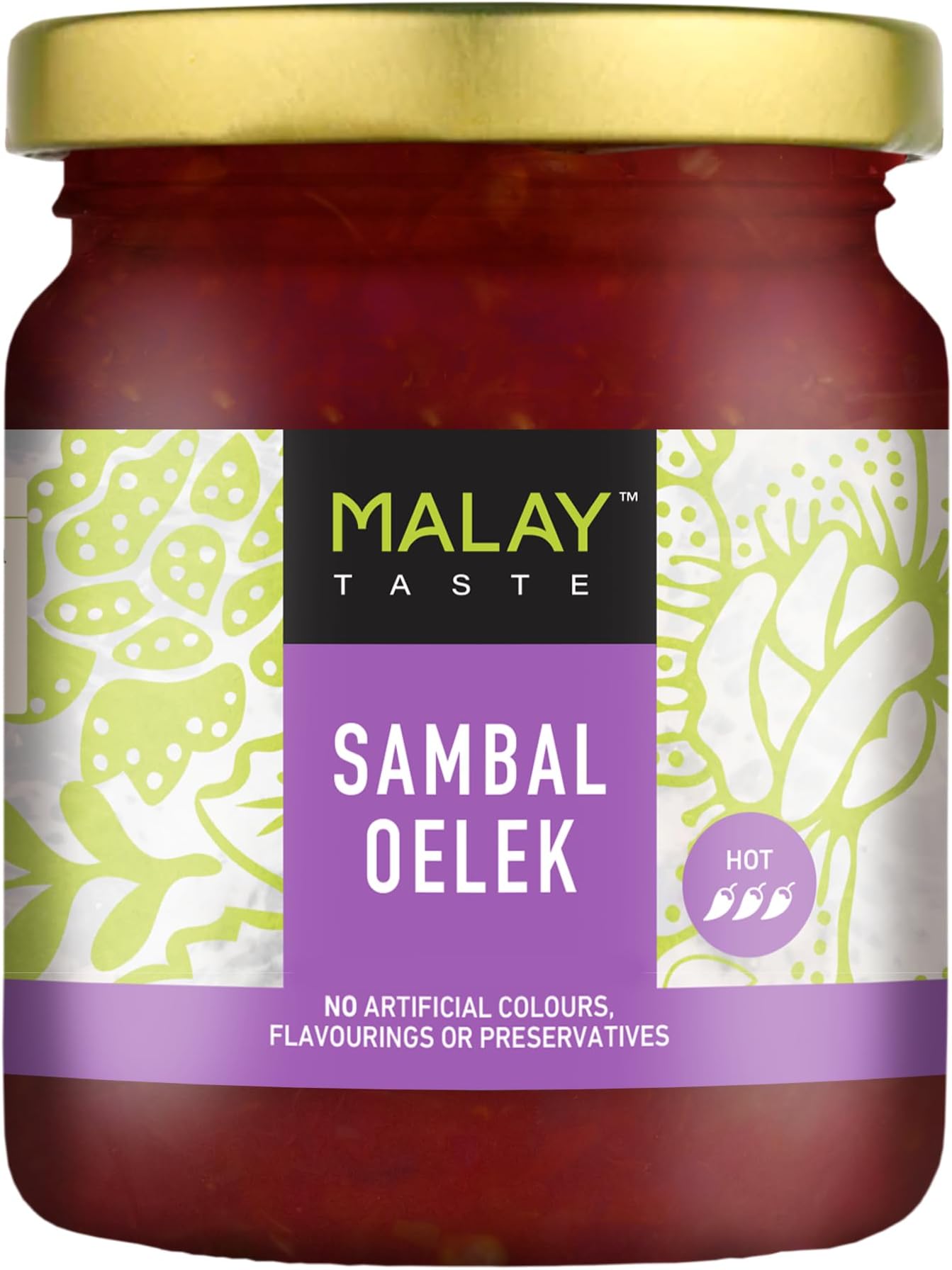 Malay Taste Sambal Oelek, 185 g