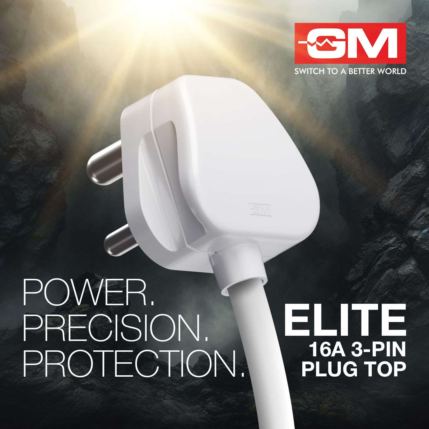GM 3004 16 Amp Plug Top - Heavy Duty Electrical Plug -2 GM 3004 16 Amp Plug Top - Heavy Duty Electrical Plug -2