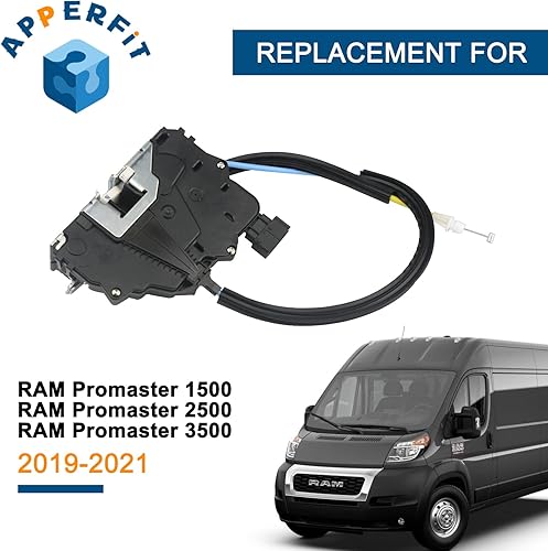 Miniatura 2 de APPERFiT Actuador de bloqueo de pestillo de puerta delantera (lado izquierdo del conductor) compatible con Dodge RAM Promaster 1500 2500 3500