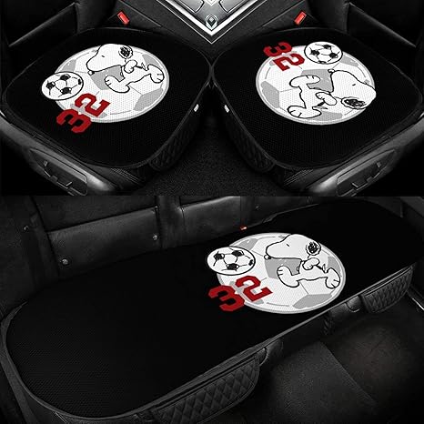 Amazon Co Jp 車用 シートカバーセット 3枚組 カーシートクッション ピーナッツ スヌーピー 座布団 車用マット 前座席用2枚 後部座席用1枚 カーシートカバー 座席シート カー用品 脱とても簡単 滑り止め 通気 疲れ解消 圧力分散 運転 車用 オフィス 自宅用 プレゼント