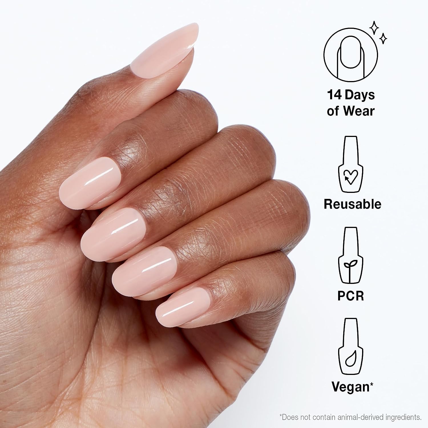 Bundle of OPI xPress/On Press On Nails, With Nail Glue, Long Neutral Coffin Shape Nails, Bubble Bath + OPI Nail Envy, Nail Strengthening Treatment, Stronger Nails in 1 Week, Vegan Formula, 0.5 fl oz