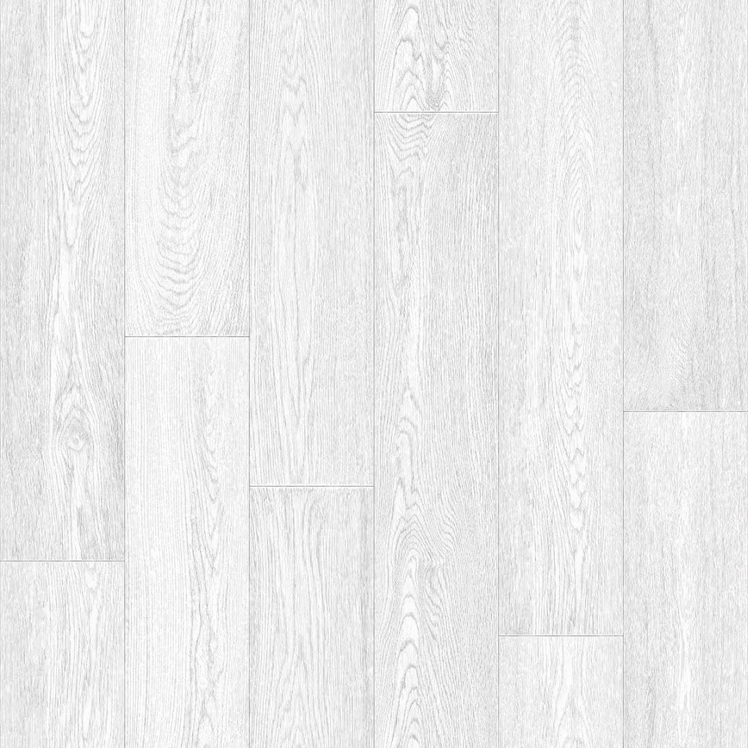 Vinyl Flooring Modern Wood Oak Plank Effect Vinyl Flooring Roll | Non-Slip Easy Clean Waterproof Lino Vinyl Floor | Living Dining Room, Lounge, Hallway Flooring (White, 2m x 4m)