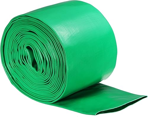 PATIKIL Manguera de retrolavado de 4 pulgadas de diámetro 25 pies 03 MPa manguera de descarga reforzada de PVC de alta presión para piscina