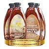 Dead Sea Collection Almond Vanilla Bubble Bath for Women and Men with Dead Sea Salt - Pack of 2 67.6 fl.oz and Bubble Bath with Coconut Oil and Natural Minerals Pack of 2 67.6 fl.oz - Bundle