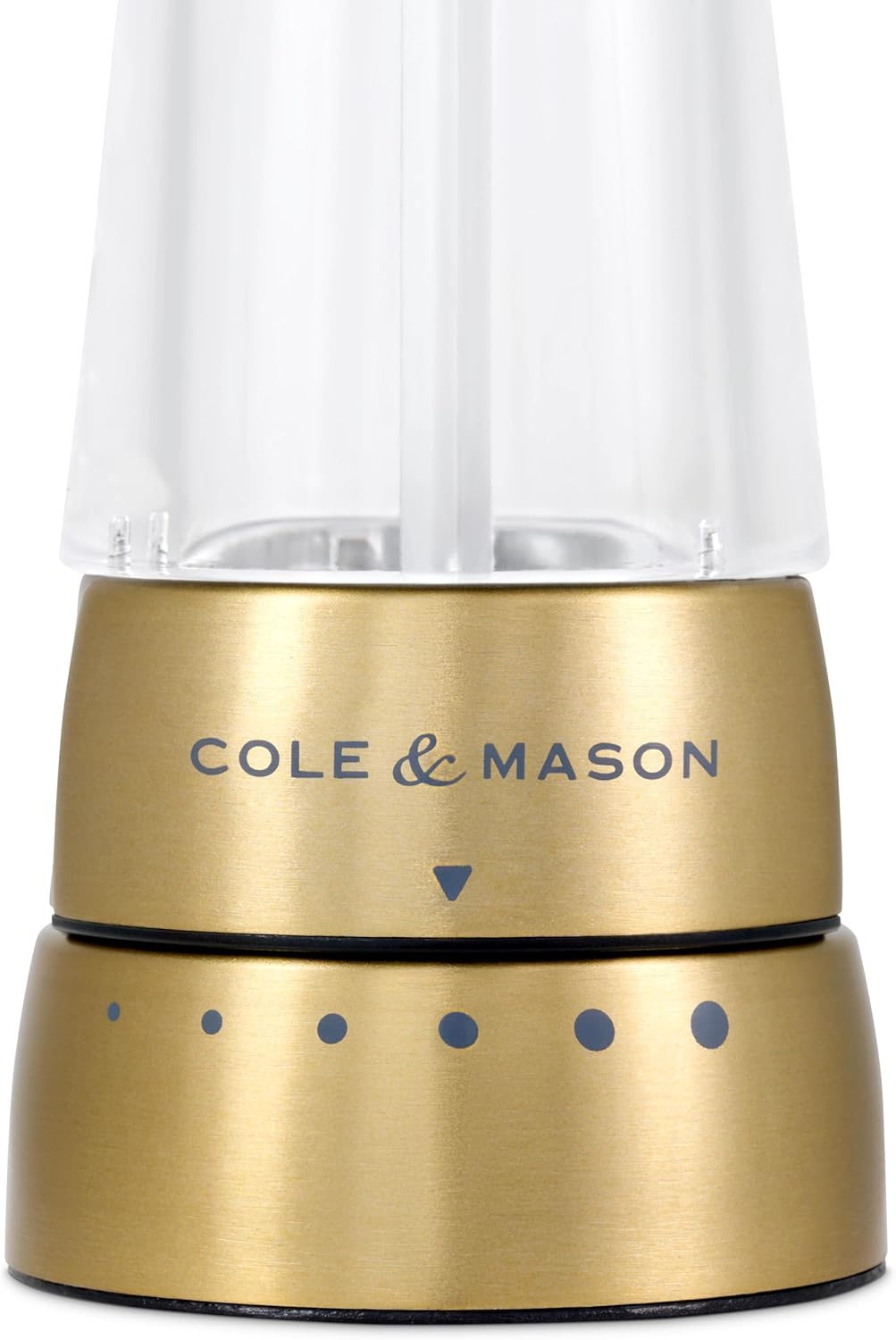 Cole & Mason Seasoning Mill Derwent 190mm Clr SS PM Matt Gold