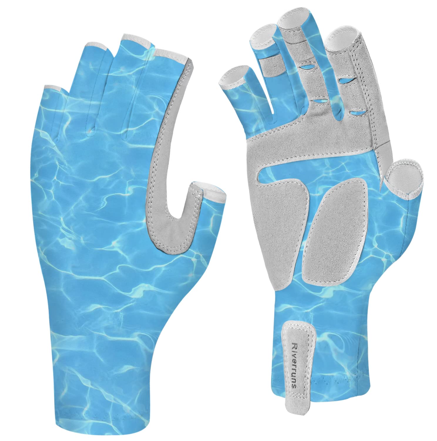 Photo 1 of EDSRDUX UPF 50+ Fingerless Fishing Gloves